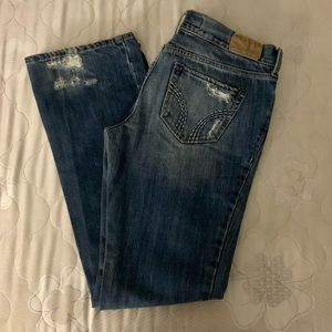 Hollister low rise Venice boot jeans
